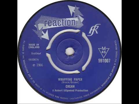 UK New Entry 1966 (327) Cream - Wrapping Paper