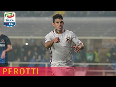 Il gol di Perotti - Atalanta - Roma - 2-1 - Giornata 13 - Serie A TIM 2016/17