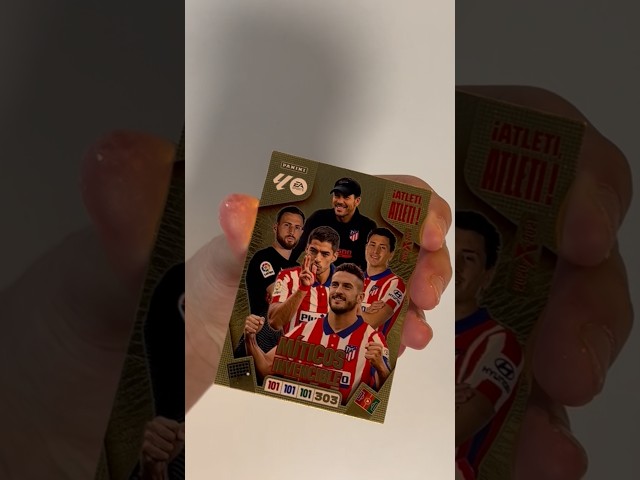Vídeo relacionado con Carta Cromo MITICO INVENCIBLE 2025 2026 Atleti Atleti 25 26