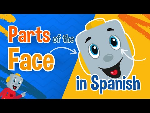 Kids vocabulary - Face - parts of the face - Spanish for kids