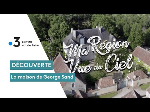 La maison de George Sand vue du ciel