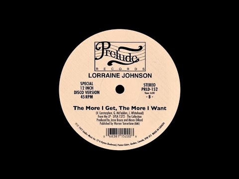 Lorraine Johnson - The More I Get, The More I Want