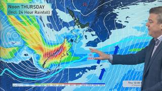 NZ: Heavy SI rain + gales return this Sunday nationwide