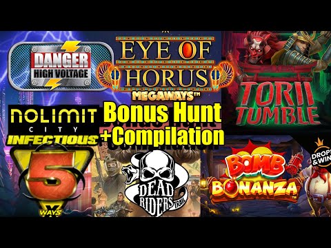 Thumbnail for video: Bonus Hunt & Bonus Compilation 14 Games in Total, Diamond Mine2, Torii Tumble & Much Much More