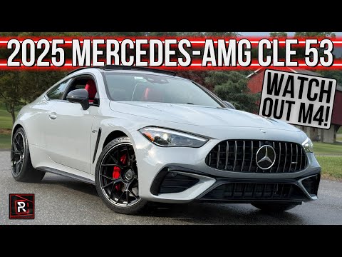 The 2025 Mercedes-AMG CLE 53 Is A Sultry Electrified German Muscle Car From Afalteubach