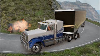 BeamNG Drive - Cars vs Old Cannon Crashes CarcrashbobMr77