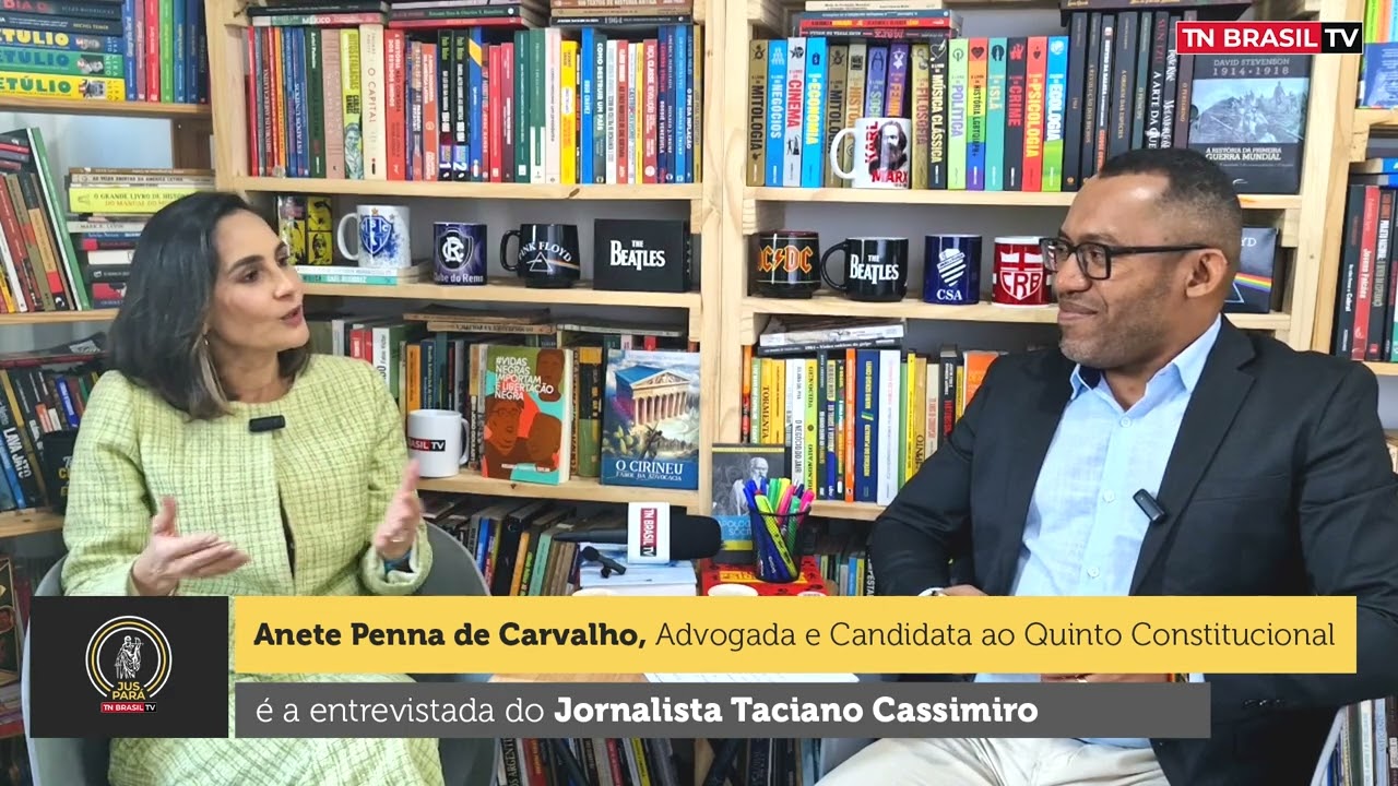 Advogada Anete Penna de Carvalho é a entrevistada do Jornalista Taciano Cassimiro