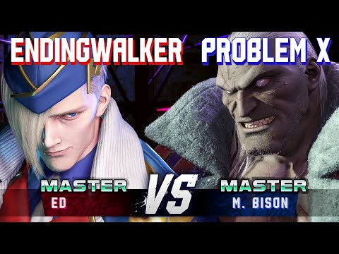 SF6 ▰ ENDINGWALKER (Ed) vs PROBLEM X (M.Bison) ▰ High Level Gameplay