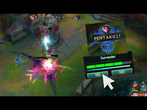 IRELKING MAKE THEM TO FORFEIT BY DOING A PENTAKILL