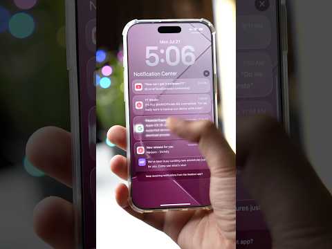 iOS 26 Liquid Glass Notification Glow