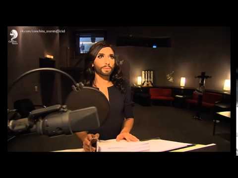 Conchita Wurst - Penguins of Madagascar, interview Frauenzimmer 11.2014