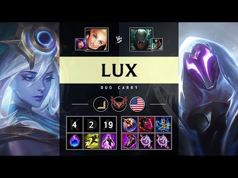 Lux Carry vs Pyke - NA Grandmaster Patch 25.14