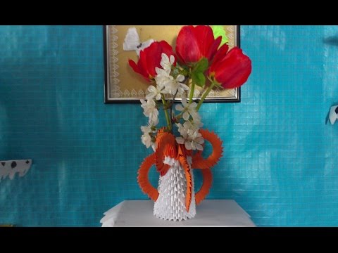 Модульное оригами - Кувшинчик (В гостях у Димы Выпуск 28)