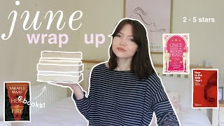 june wrap up | heir of fire, once upon a broken heart + more