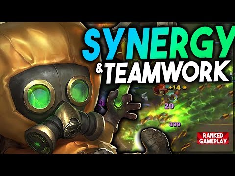 TEAM SYNERGY IS OFF THE CHARTS! DIAMOND HEIMERDINGER VS KARTHUS MIDLANE GAMEPLAY- League of Legends