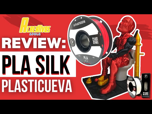 Vídeo relacionado con Chitu Systems Conjure Silk - Filamento de impresora 3D de ácido poliláctico, filamento de doble color de 1.75 mm, filamento de impresión 3D negro rojo, 1 kg