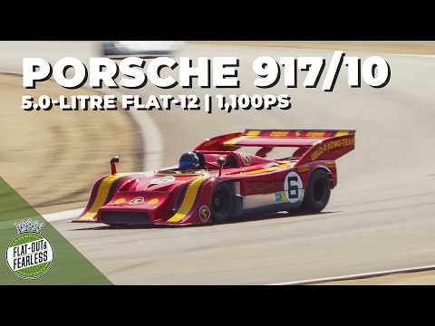 Porsche 917/10 pure engine sound | 5.0-litre Flat-12 | Laguna Seca