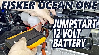 Fisker Ocean - Jump Start 12 V Battery