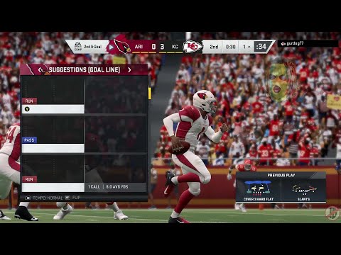 Murray Throws a Perfect Game - Madden 20 Head to Head: "Arizona Cardinals" Gameplay