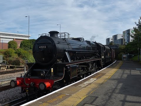 The 'CATHEDRALS EXPRESS' with No.45212 - 05/10/2017