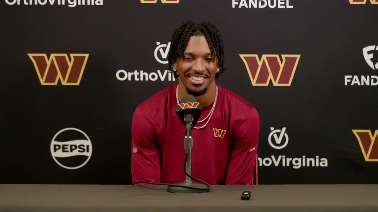 QB Jayden Daniels Speaks to the Media After Practice | Washington Commanders