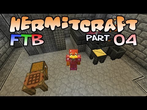 Hermitcraft FTB Monster Part 04: Tinker's Construct Flux-powered Tools!
