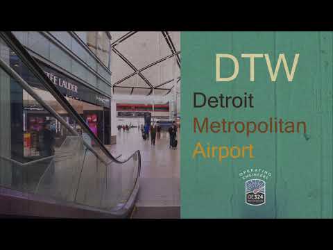 Engenheiros Operacionais 324 e a Autoridade Aeroportuária do Condado de Wayne (DTW): Uma Parceria