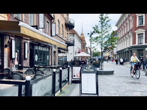 Sweden Walks: Halmstad. City on the Swedish west coast.