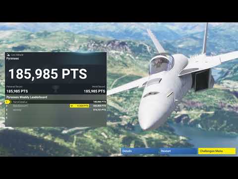 Pyrenees Low Altitude Challenge - World Record (Microsoft Flight Simulator 2024)