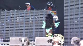 Azealia Banks - The Prodigy - Out of Space / Neptune - Glastonbury Festival 2013 - Other Stage