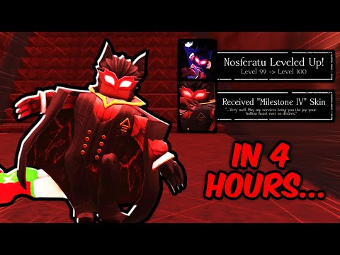 Unlocking LEVEL 100 Nosferatu In 4 Hours... (Forsaken)