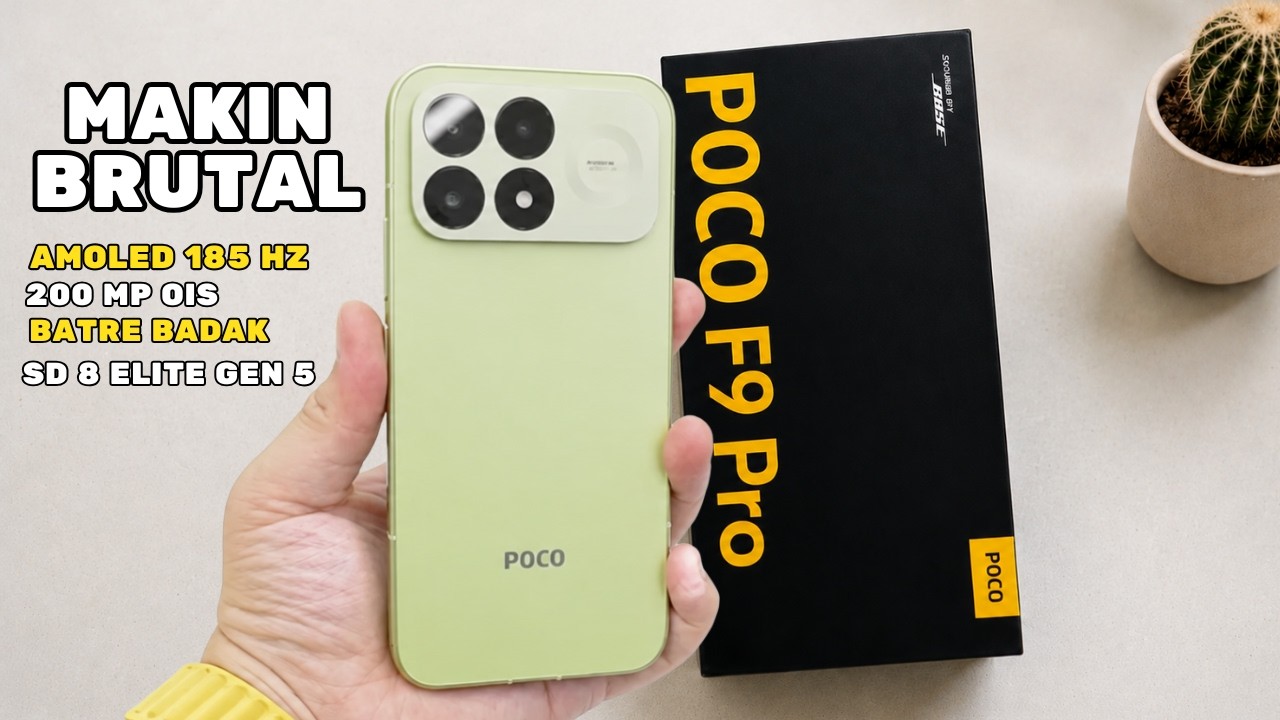 TANCAP GAS‼️POCO F9 PRO RESMI HADIR BAWA SPEK CUKUP MENJANJIKAN