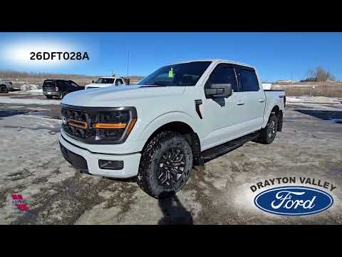 2024 Ford F-150 Tremor 4WD SuperCrew 5.5' Box in White for sale at Drayton Valley Ford in Drayton Valley, AB