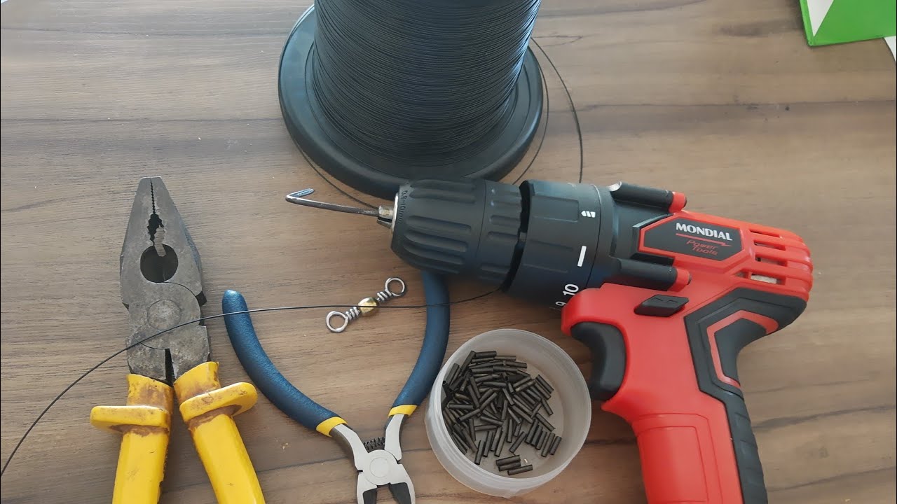 COMO FAZER EMPATES PARA ANZOL COM CABO DE AÇO FLEXÍVEL