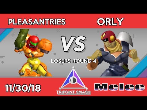 Tripoint Smash 38 - Losers Round 4 - Pleasantries (Samus) Vs. ORLY (Captain Falcon)