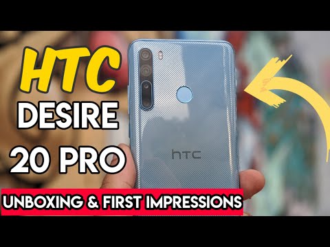 HTC Desire 20 PRO Unboxing & First Impression! HTC is back in 2020!