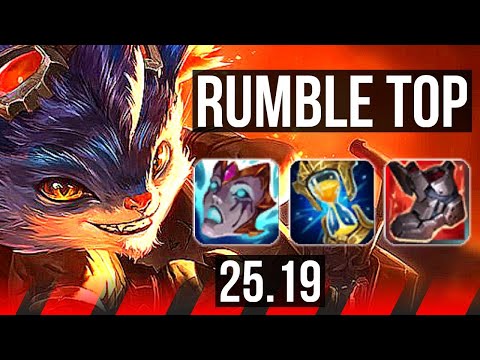 RUMBLE vs DARIUS (TOP) | 8/2/8 | KR Grandmaster | 25.19