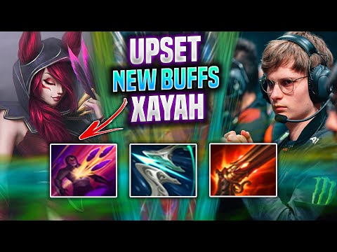 UPSET PERFECT GAME WITH XAYAH NEW BUFFS! - FNC Upset Plays Xayah ADC vs Jinx! | Season 2022