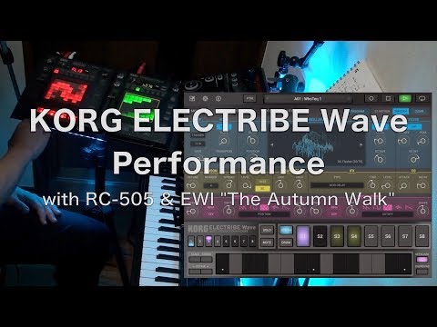 KORG ELECTRIBE Wave  Performance with RC-505 & EWI4000s- Live Looping by Shangri-La