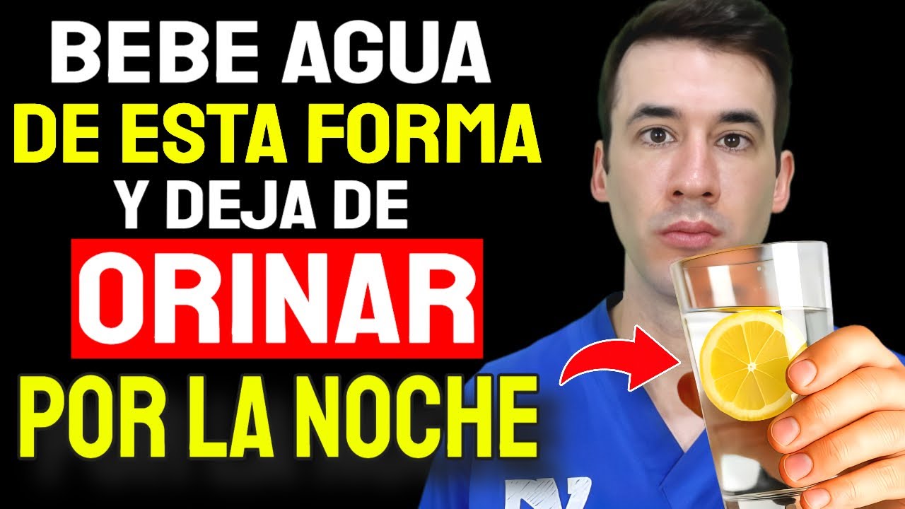 Médico del riñón lo revela: Cómo tomar agua para no levantarte de noche en adultos mayores