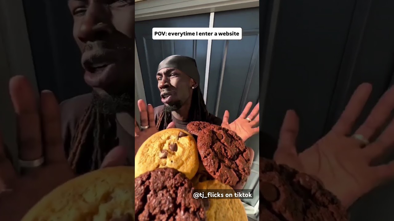 Everytime I enter a website there's always cookies! #funny #memes #lol #shorts #cookies #relatable