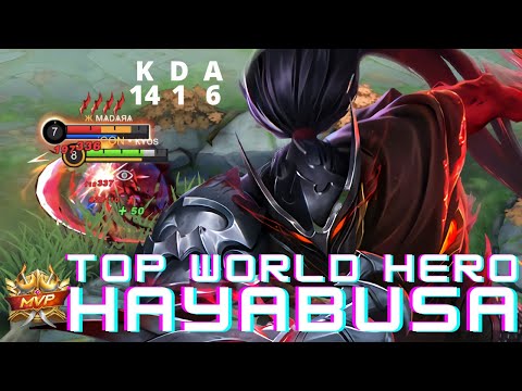 Shadow Is My Best Partner | Top World Hayabusa | • ĸʏos - Mobile Legends: Bang Bang
