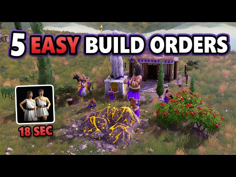 Easy Build Orders for All Civs in AoM: Retold | 18s Villager Update | Beginners Guide