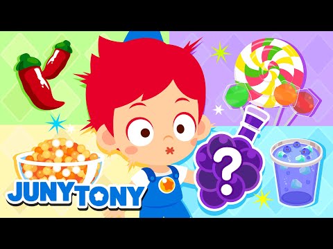 ???? The Taste Song | What Does It Taste Like? | Food Song | Color Songs for Kids | JunyTony