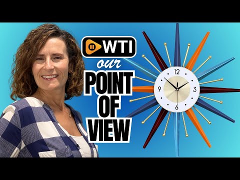Large Wall Clock 31 Inch Modern Wall Clock Starburst Mid-Century Modern Decor Non-Ticking Battery Operated Colorful Clock Home Decorations for Living Room Bedroom Kitchen Office - WTI product video review