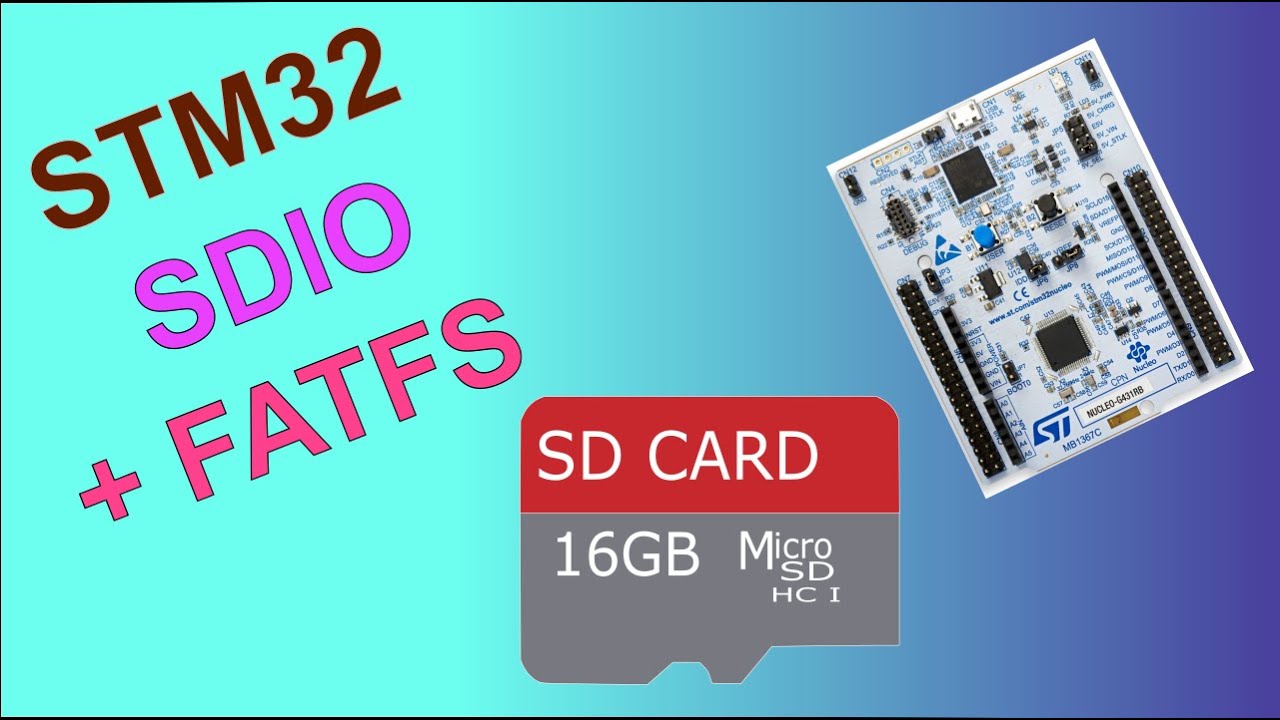 STM32 LESSON #12: SDIO ( FATFS)