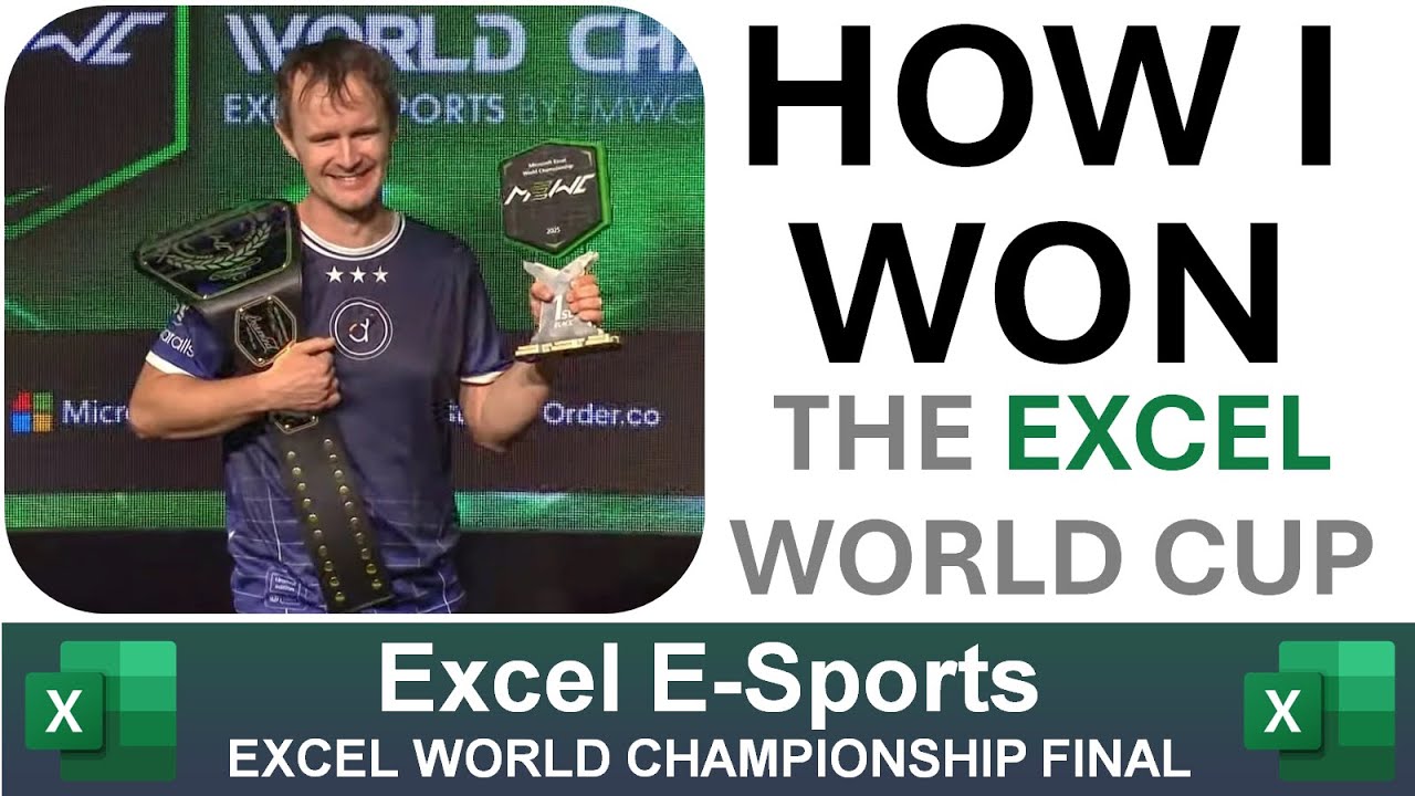 I won the Excel World Championship by folding Origami in a spreadsheet - YouTube