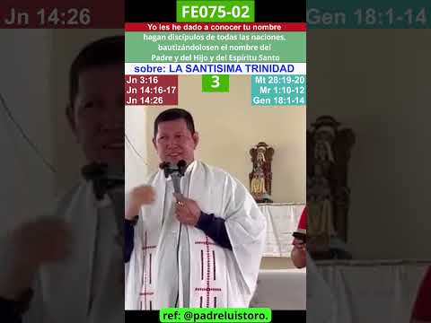 quien revelo a la Santisima Trinidad? Abraham hablo con Dios y vio 3 personas distintas FE07502 TS03