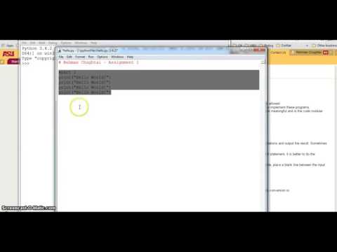 Writing Python Comments For Assignments