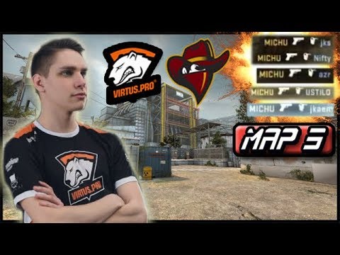 Michu ACE Clutch! Virtus.pro Highlights VS Renegades/Map 3